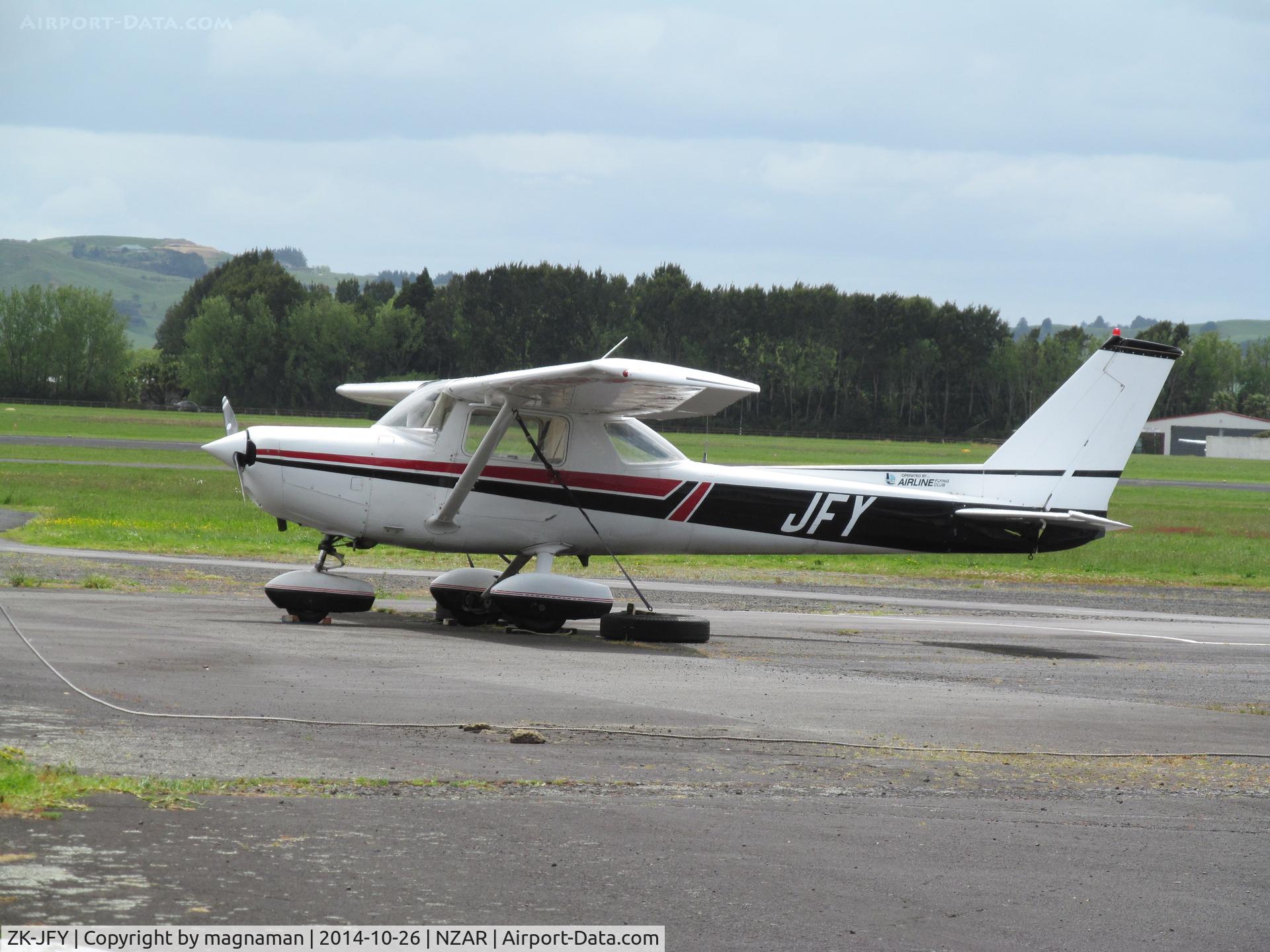 ZK-JFY, Cessna 152 C/N 15284398, old resident at ardmore