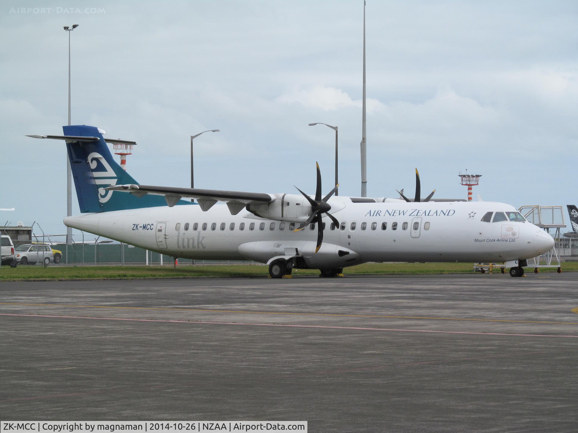 ZK-MCC, 2004 ATR 72-212A C/N 714, at AKL - perhaps for new c/s?