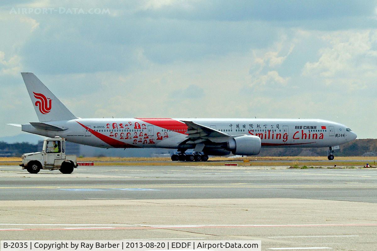 B-2035, 2012 Boeing 777-39L/ER C/N 38674, Boeing 777-39LER [38674] (Air China) Frankfurt~D 20/08/2013