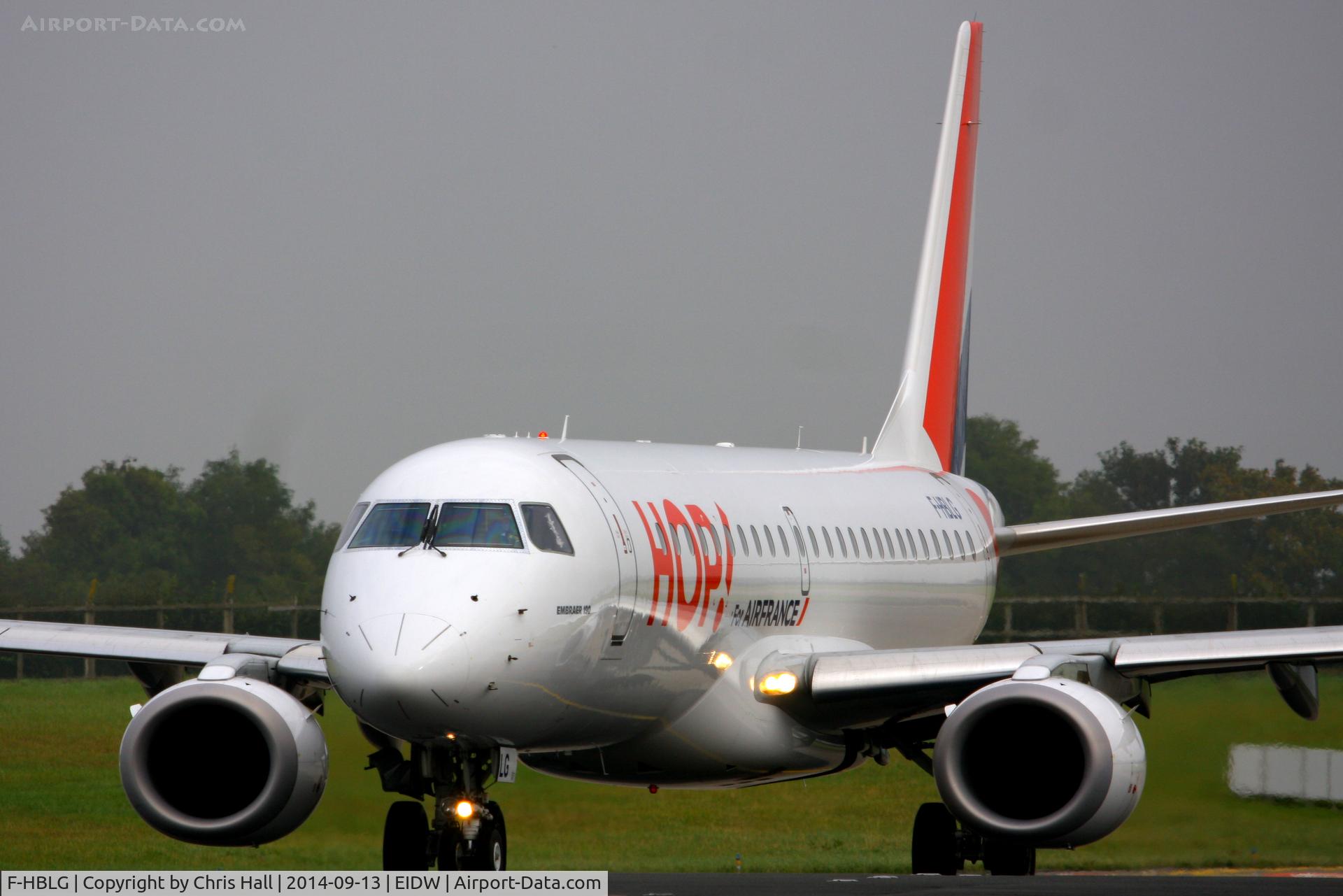 F-HBLG, 2009 Embraer 190LR (ERJ-190-100LR) C/N 19000254, Hop!