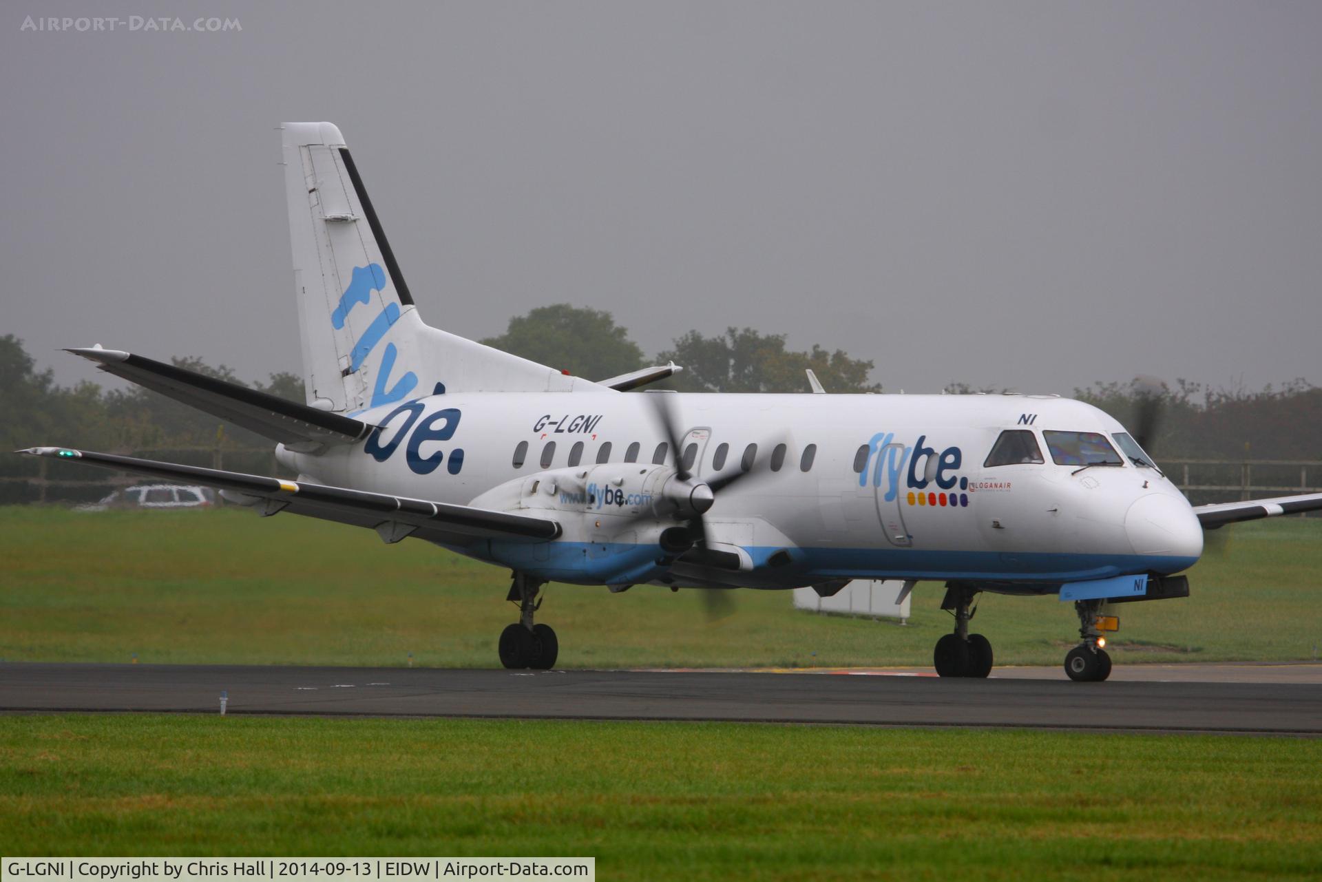G-LGNI, 1989 Saab 340B C/N 340B-160, flybe operated by Loganair