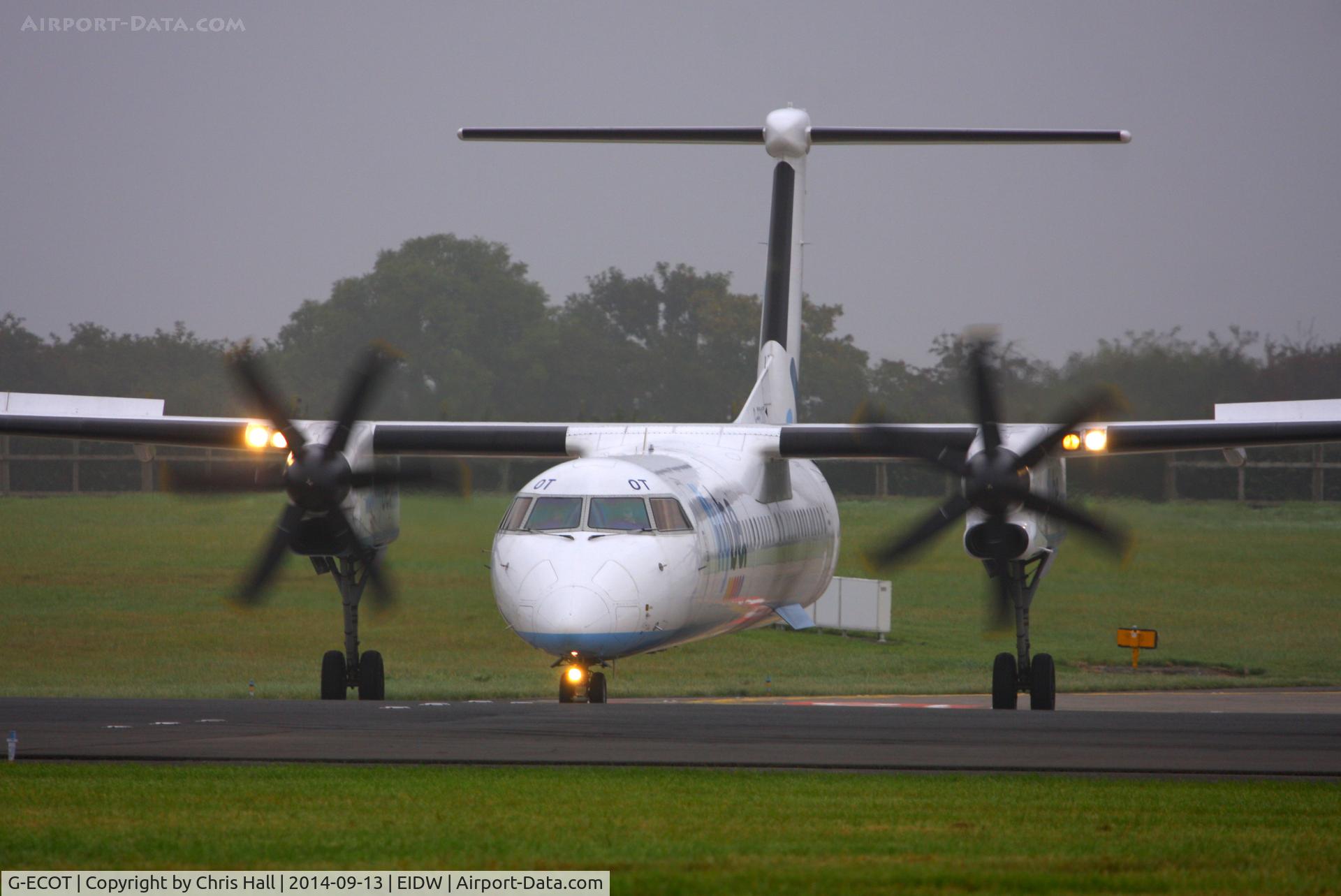 G-ECOT, 2009 De Havilland Canada DHC-8-402Q Dash 8 C/N 4251, flybe