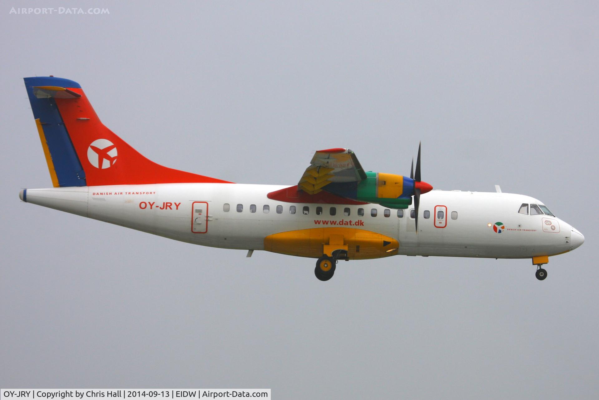 OY-JRY, 1987 ATR 42-320 C/N 063, Danish Air Transport