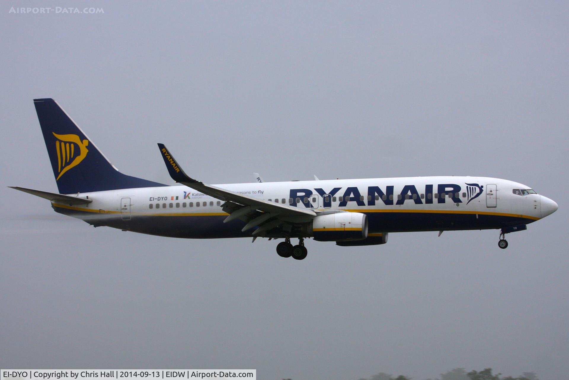 EI-DYO, 2008 Boeing 737-8AS C/N 33636, Ryanair