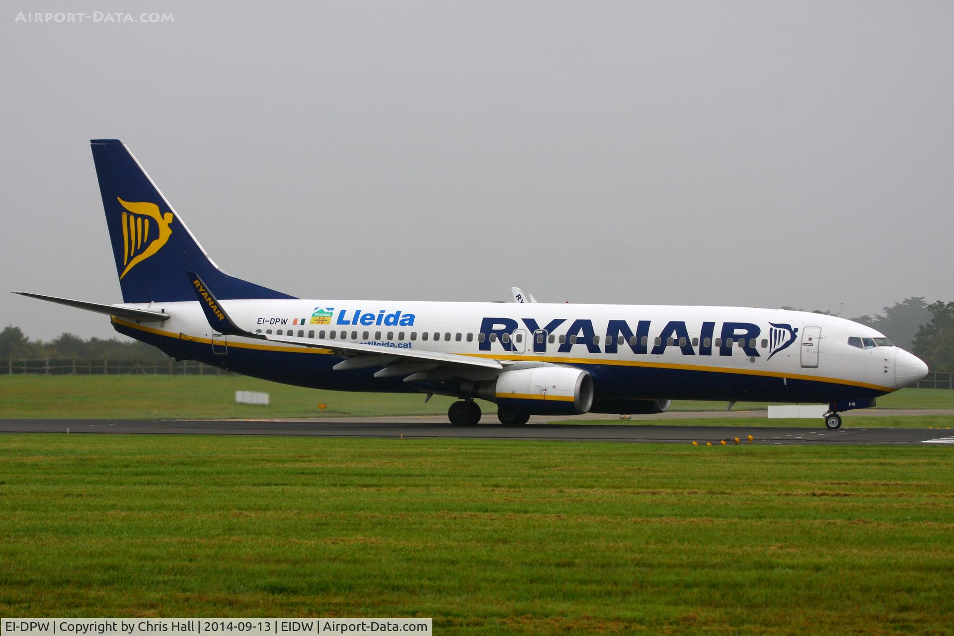 EI-DPW, 2007 Boeing 737-8AS C/N 35552, Ryanair