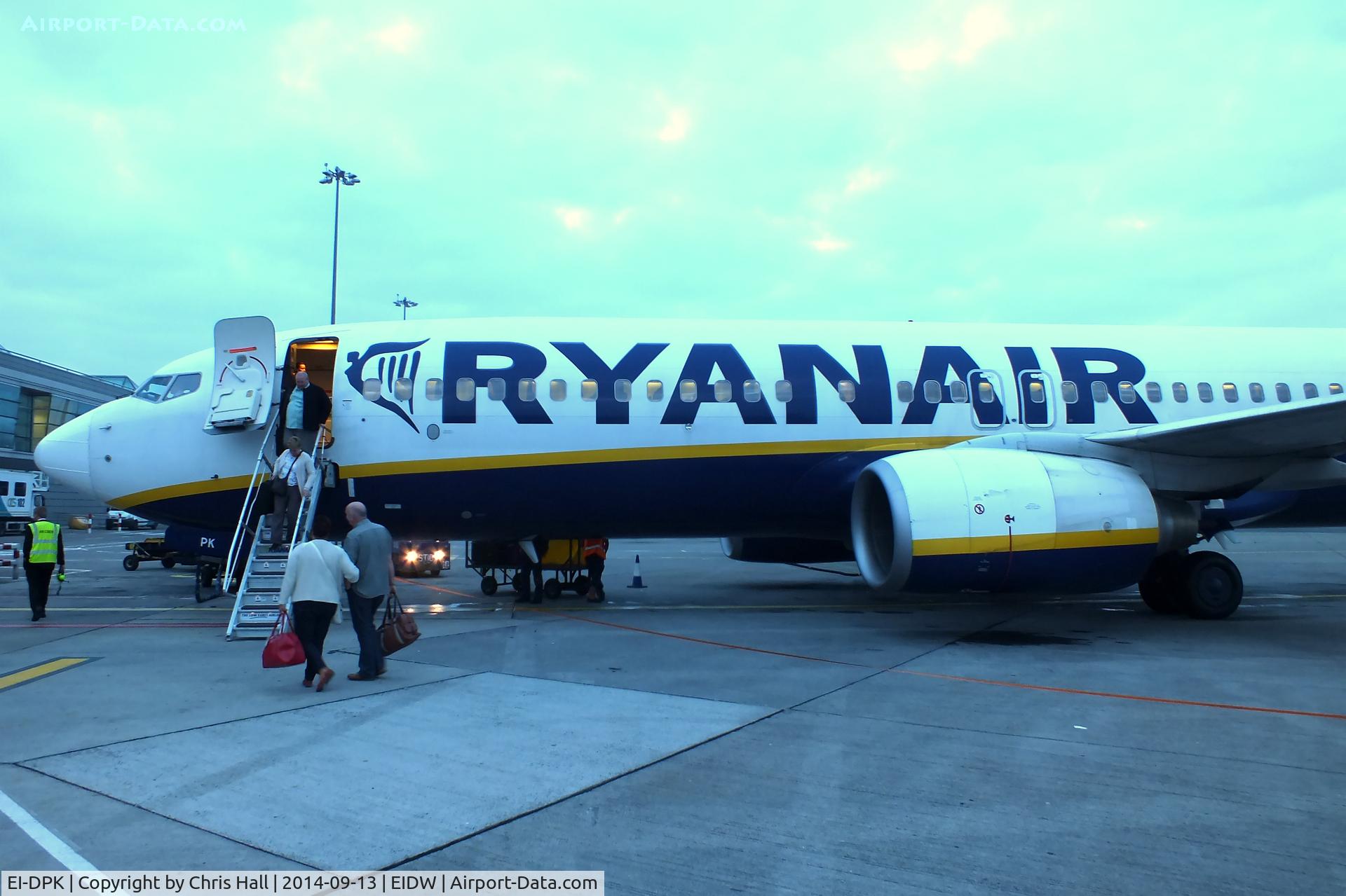 EI-DPK, 2007 Boeing 737-8AS C/N 33610, Ryanair