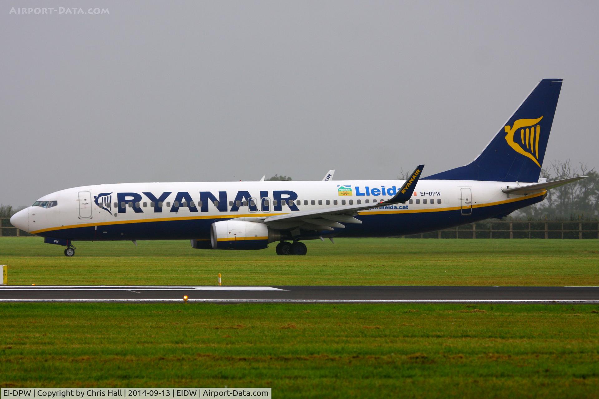 EI-DPW, 2007 Boeing 737-8AS C/N 35552, Ryanair