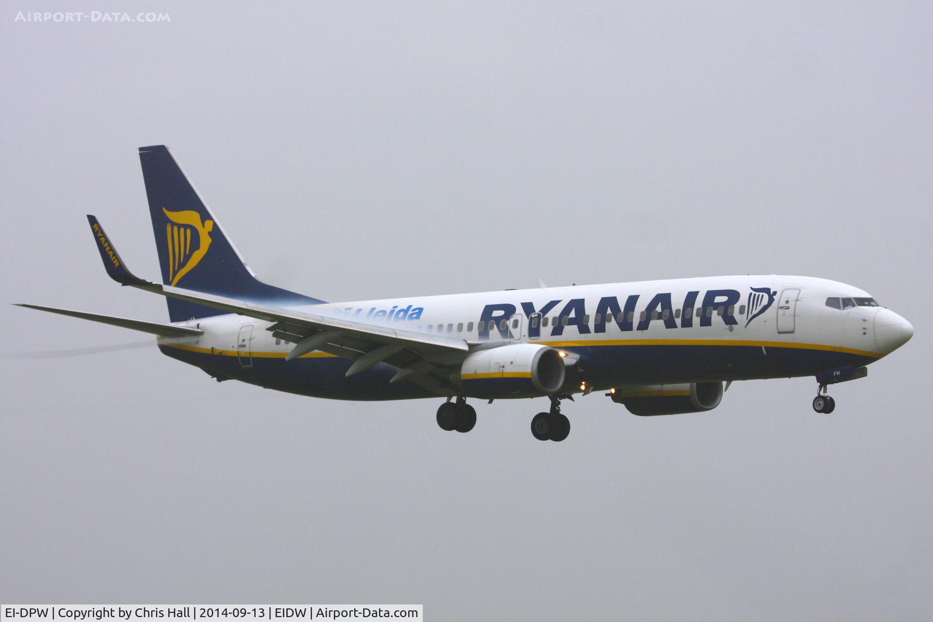 EI-DPW, 2007 Boeing 737-8AS C/N 35552, Ryanair