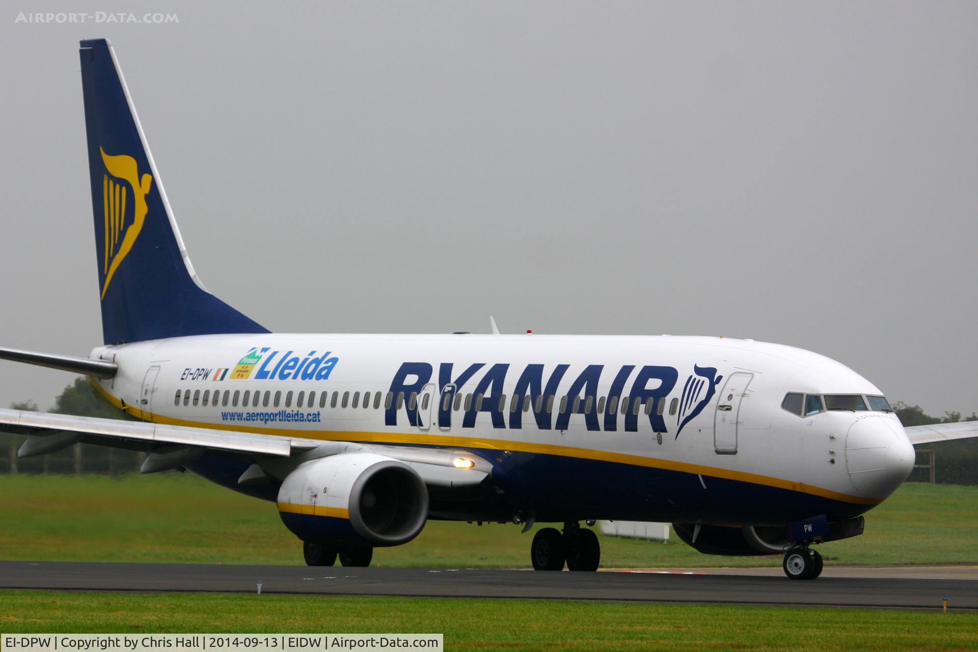 EI-DPW, 2007 Boeing 737-8AS C/N 35552, Ryanair