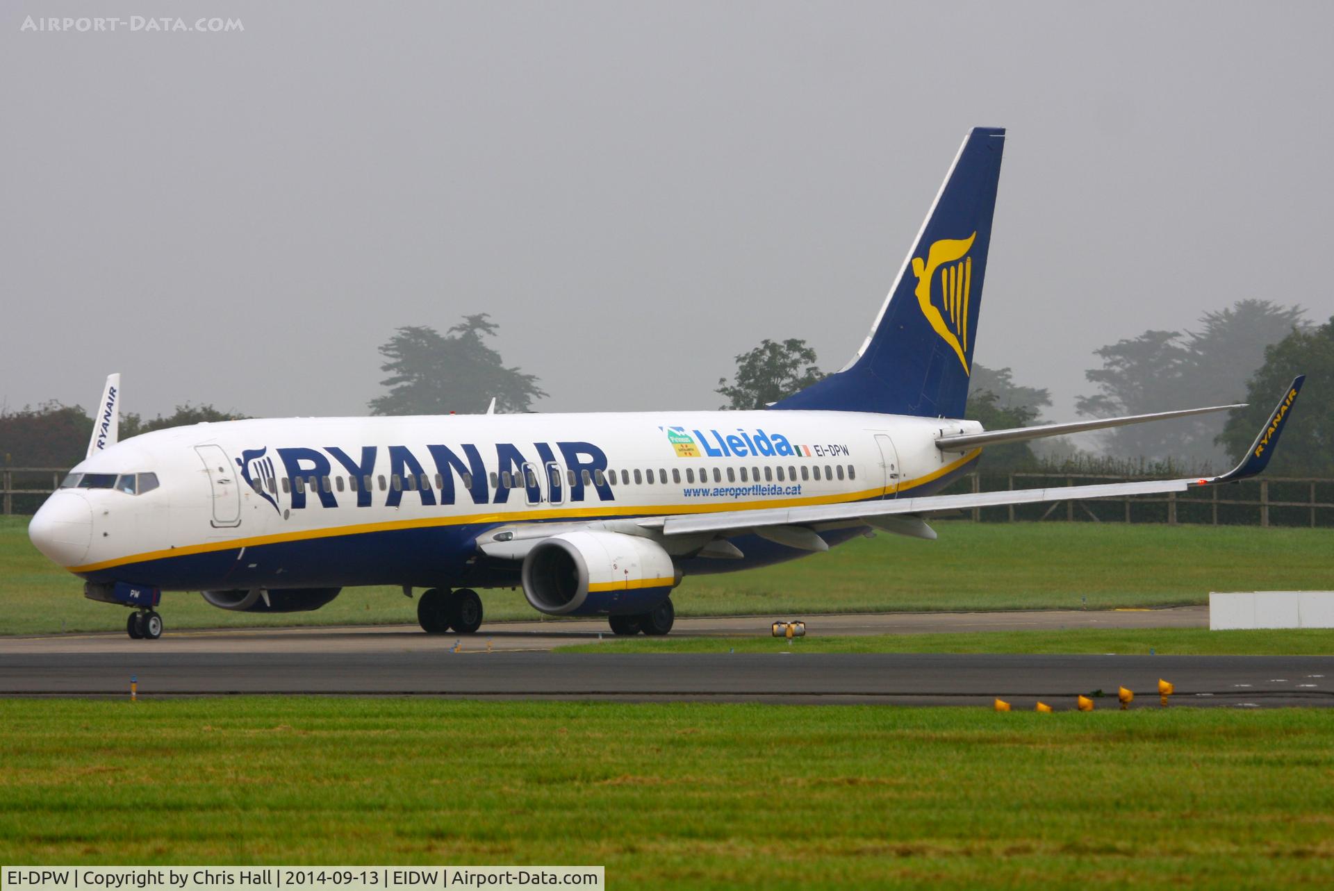 EI-DPW, 2007 Boeing 737-8AS C/N 35552, Ryanair