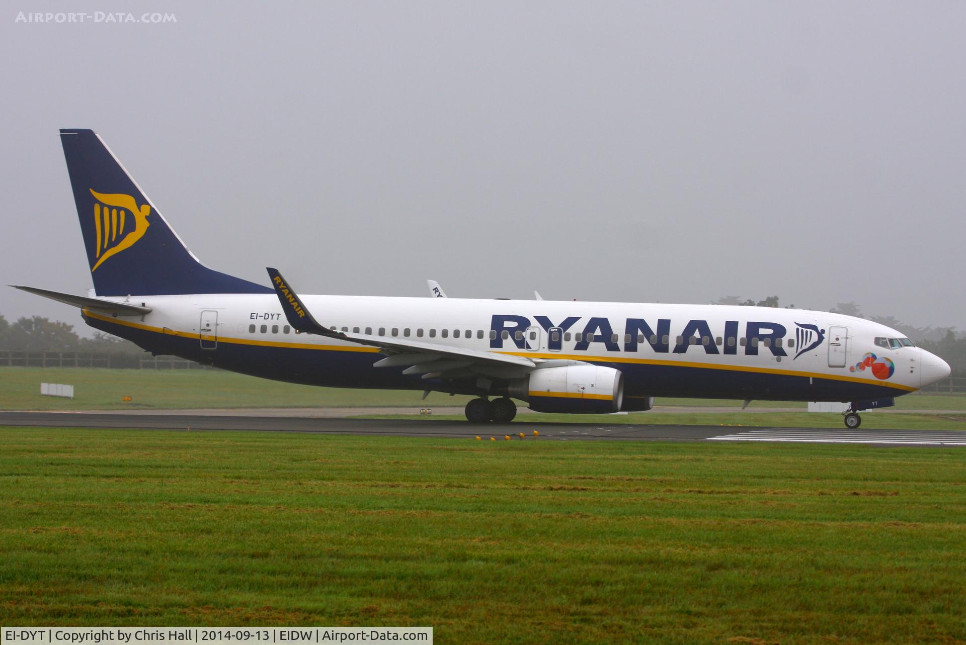 EI-DYT, 2008 Boeing 737-8AS C/N 33634, Ryanair