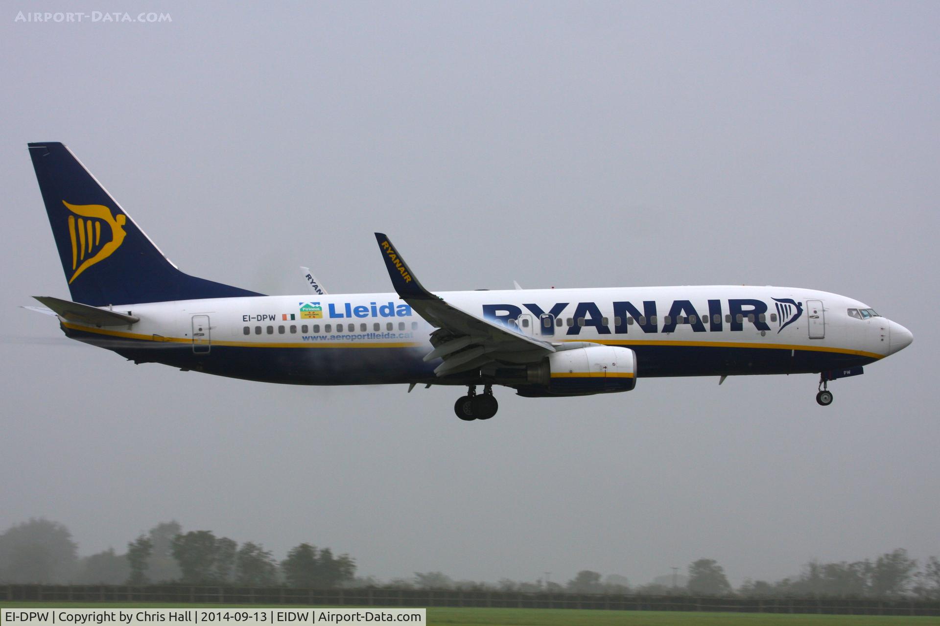 EI-DPW, 2007 Boeing 737-8AS C/N 35552, Ryanair