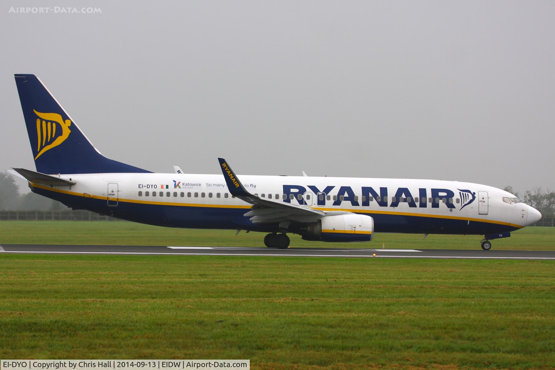 EI-DYO, 2008 Boeing 737-8AS C/N 33636, Ryanair