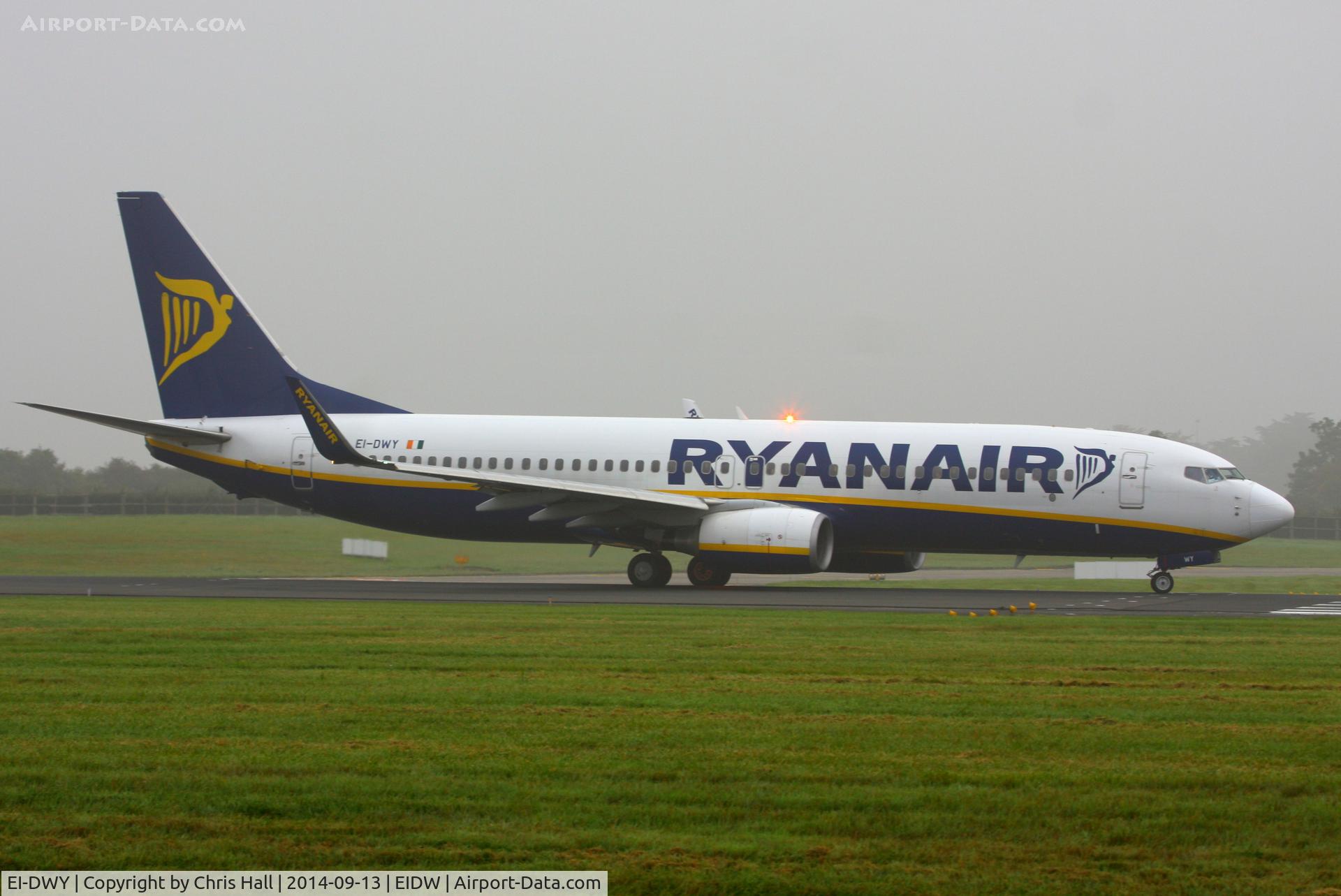EI-DWY, 2008 Boeing 737-8AS C/N 33638, Ryanair