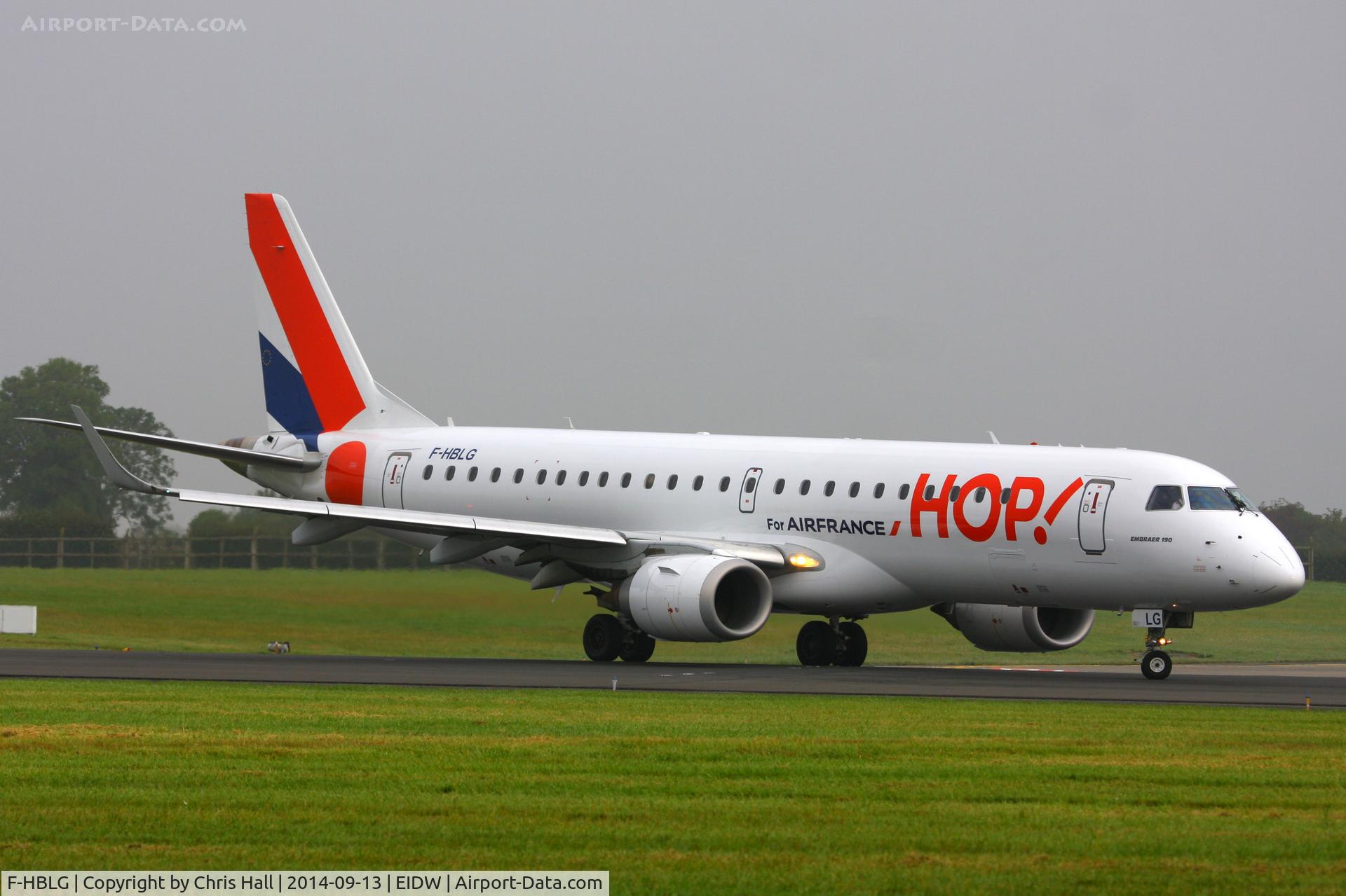 F-HBLG, 2009 Embraer 190LR (ERJ-190-100LR) C/N 19000254, Hop!