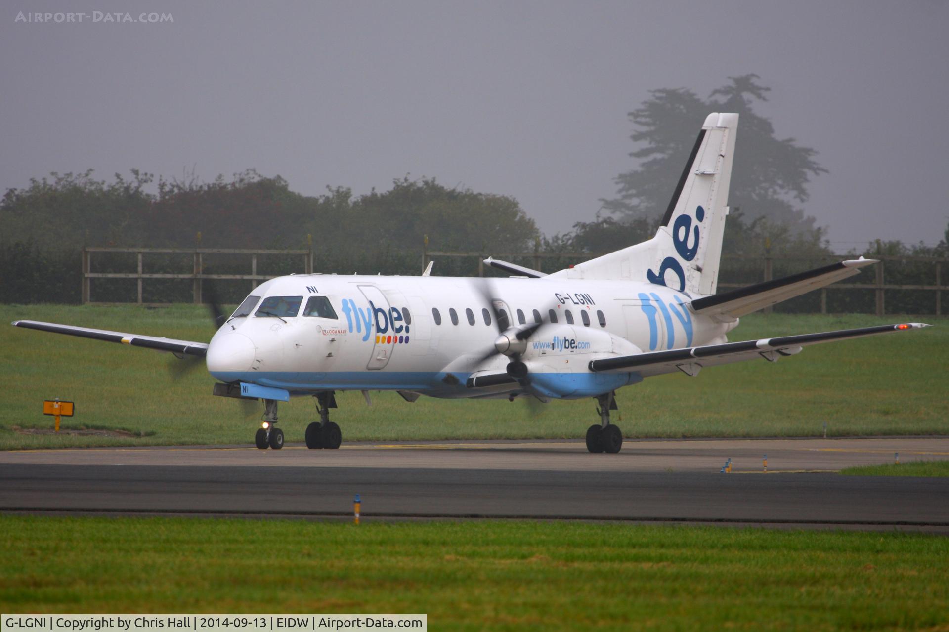 G-LGNI, 1989 Saab 340B C/N 340B-160, flybe operated by Loganair