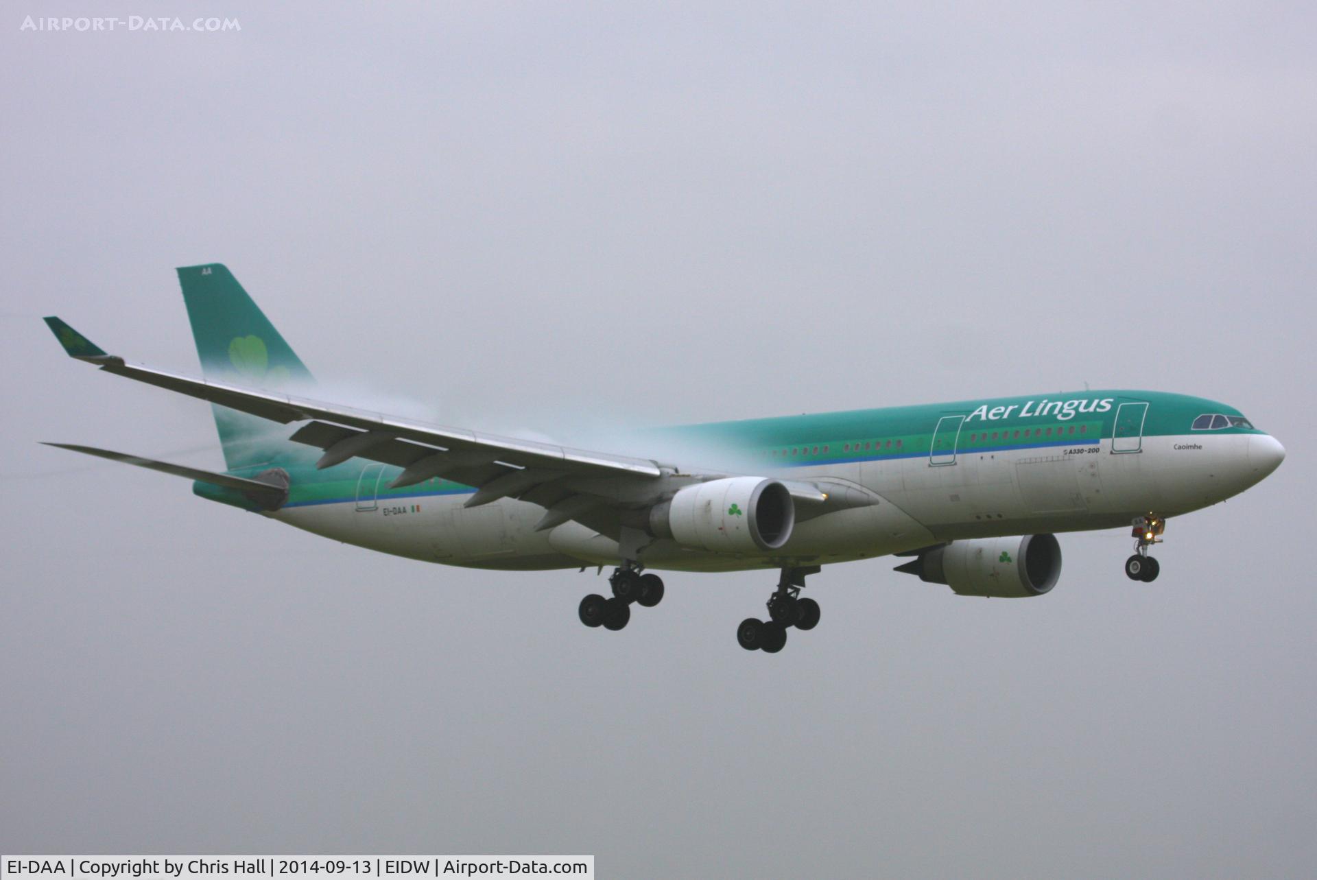 EI-DAA, 2001 Airbus A330-202 C/N 397, Aer Lingus