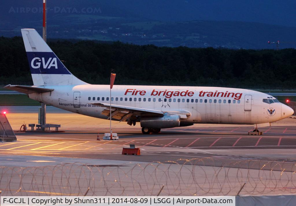 F-GCJL, 1968 Boeing 737-222 C/N 19067, Used by Geneva Fire Brigade for training... Ex. Air Mediterranee aircraft...