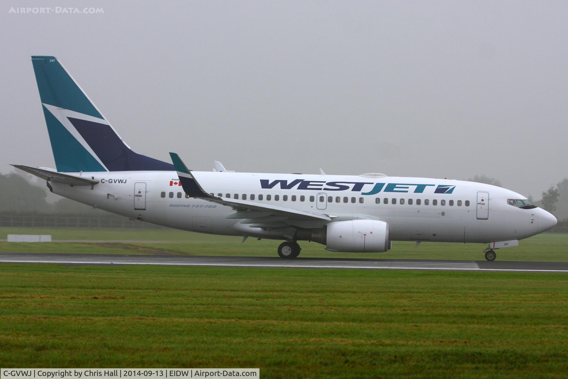 C-GVWJ, 2008 Boeing 737-7CT C/N 36421, Westjet