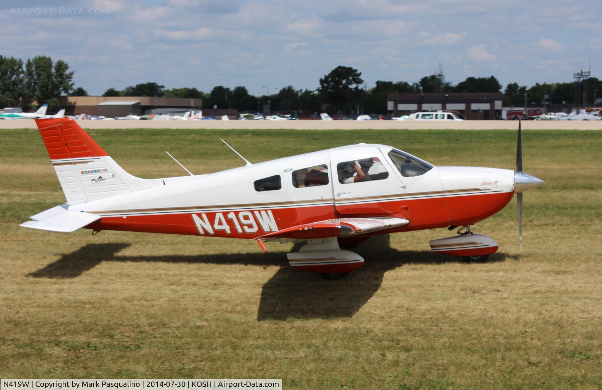 N419W, 1995 Piper PA-28-181 C/N 2843001, Piper PA-28-181