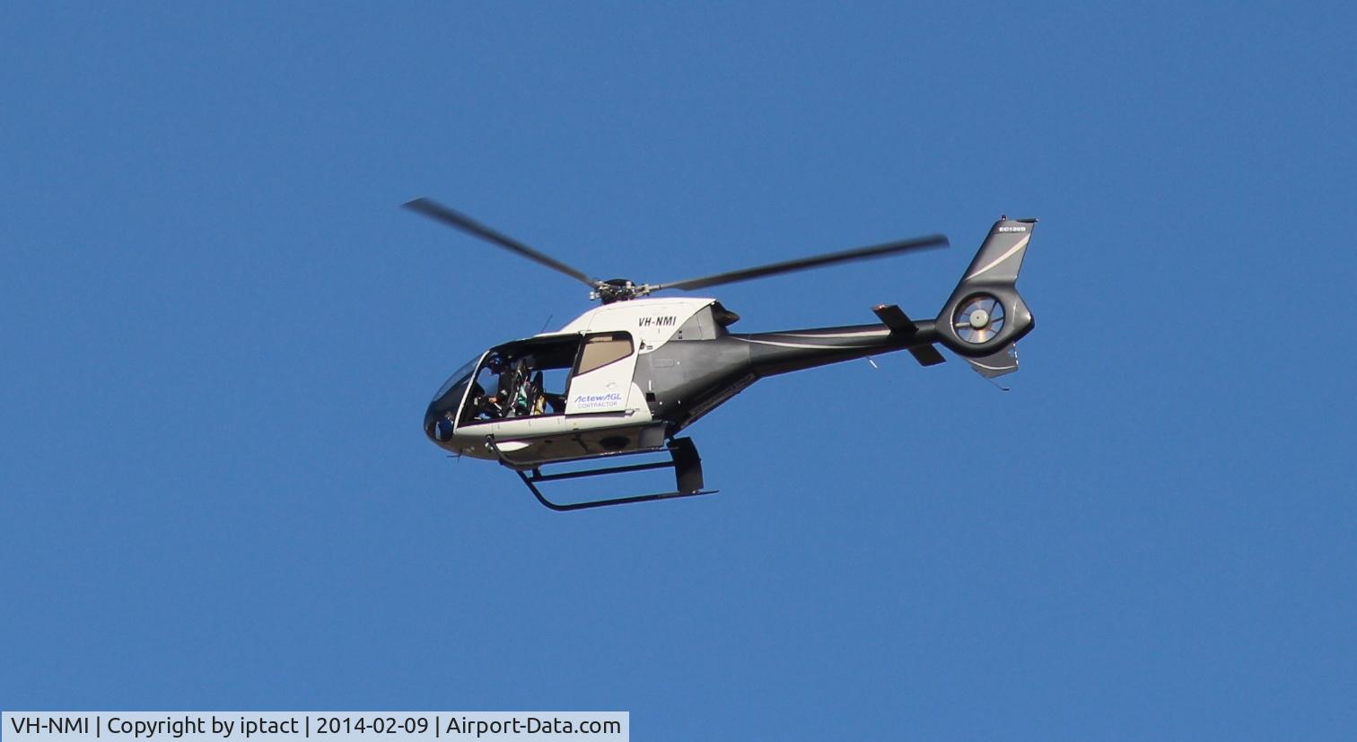 VH-NMI, 1998 Eurocopter EC-120B Colibri C/N 1016, VH-NMI EC120B airborne Kambah ACT Australia 09SEP2014