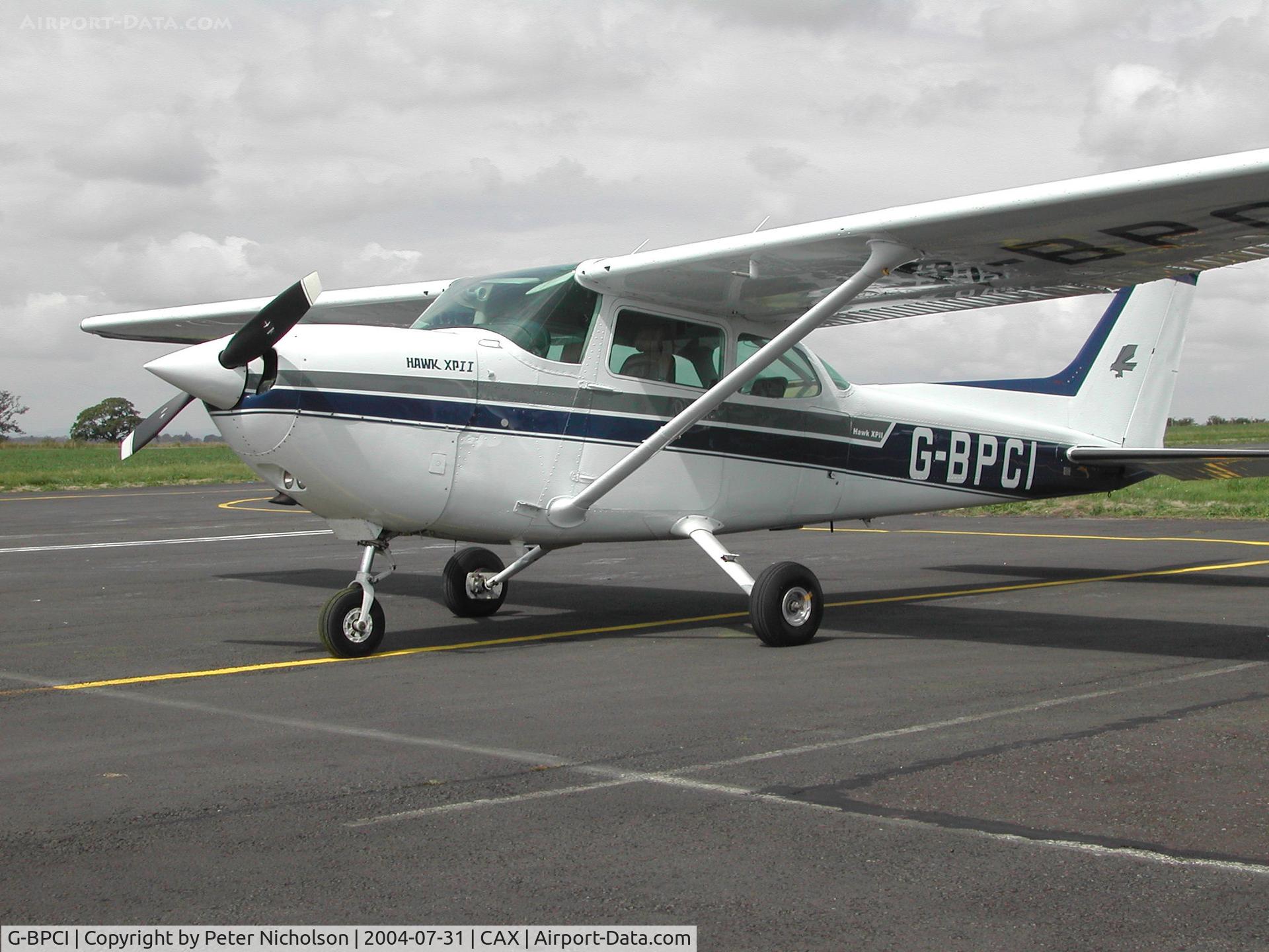 G-BPCI, 1977 Cessna R172K Hawk XP Hawk XP C/N R172-2360, This Cessna R172K Hawk XP attended the 2004 Carlisle Fly-in.