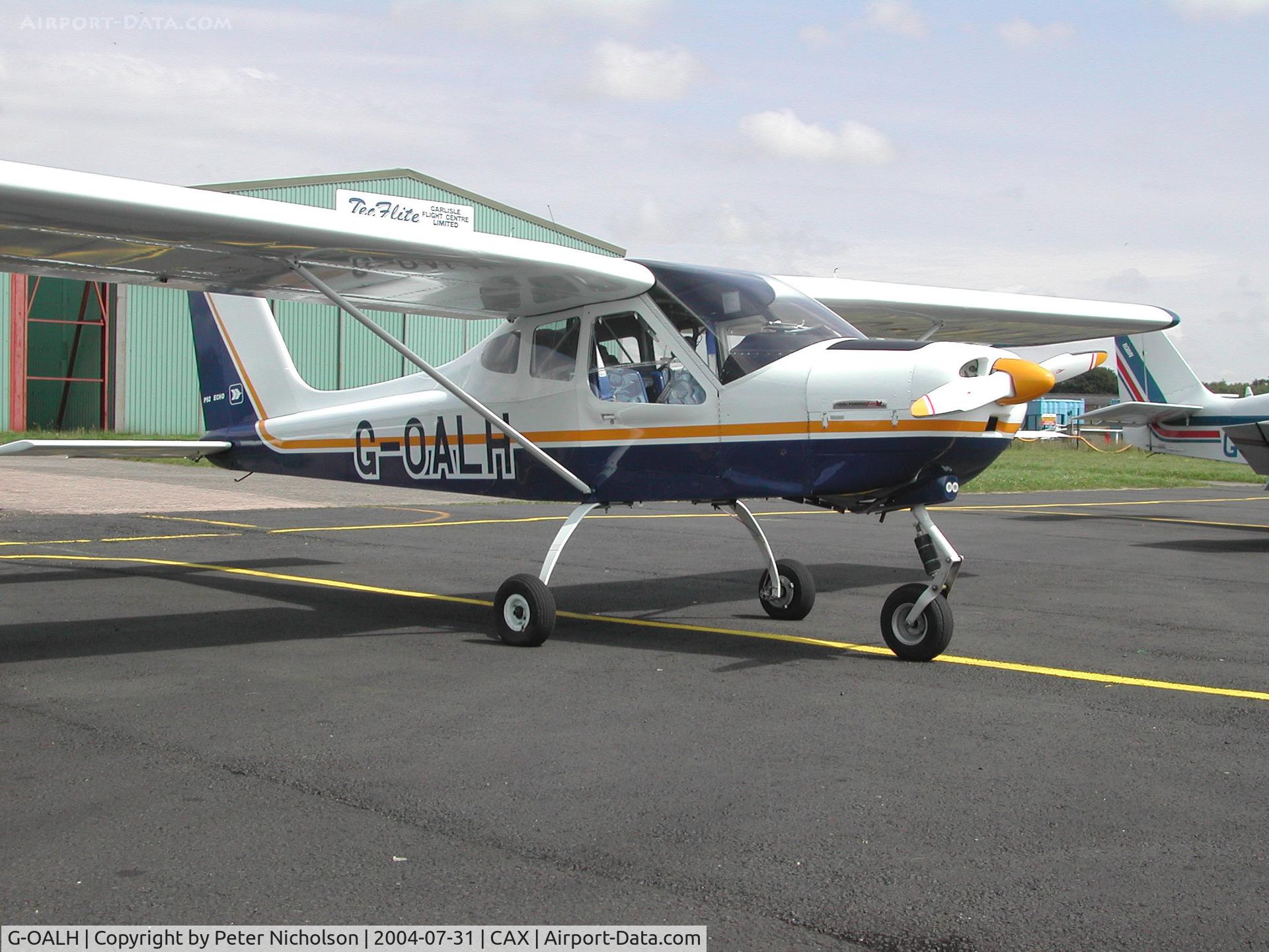 G-OALH, 2001 Tecnam P-92EA Echo C/N PFA 318-13675, Another view of this Tecnam P92-EA Echo which attended the 2004 Carlisle Fly-in.