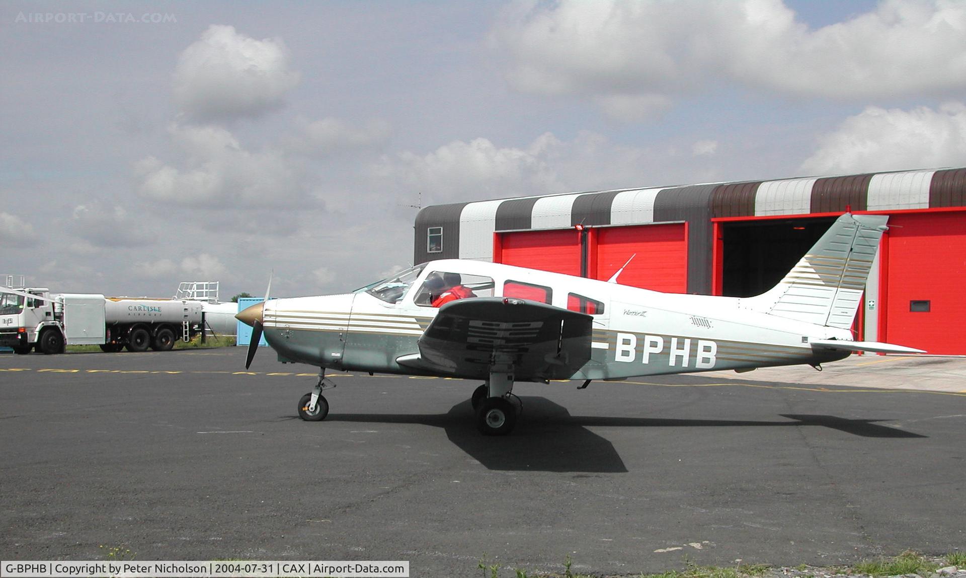 G-BPHB, 1988 Piper PA-28-161 Cherokee Warrior II C/N 2816069, This PA-28-161 Warrior II attended the 2004 Carlisle Fly-in.