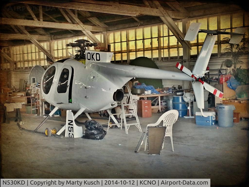 N530KD, 1987 McDonnell Douglas 369FF C/N 0044FF, Undergoing Maintenance