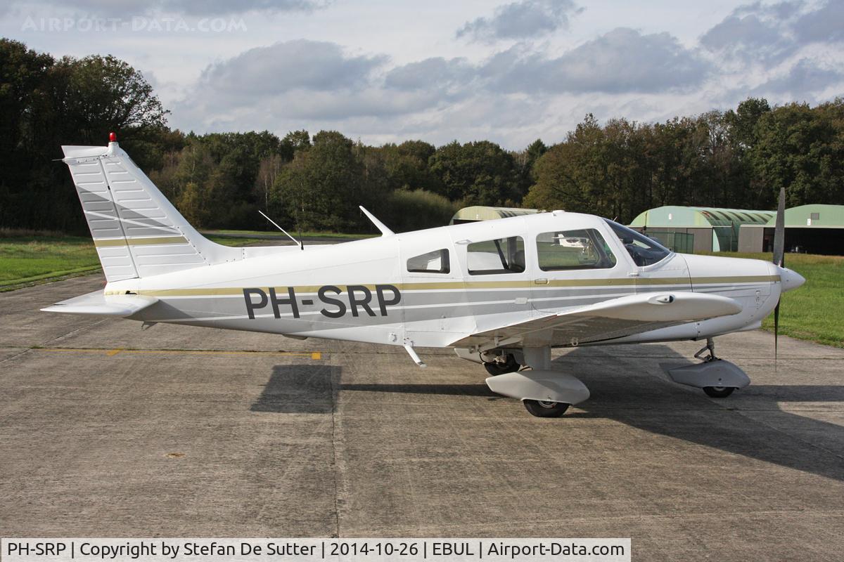 PH-SRP, 1977 Piper PA-28-151 Cherokee Warrior C/N 28-7715209, Parked at Aero Club Brugge. First picture.