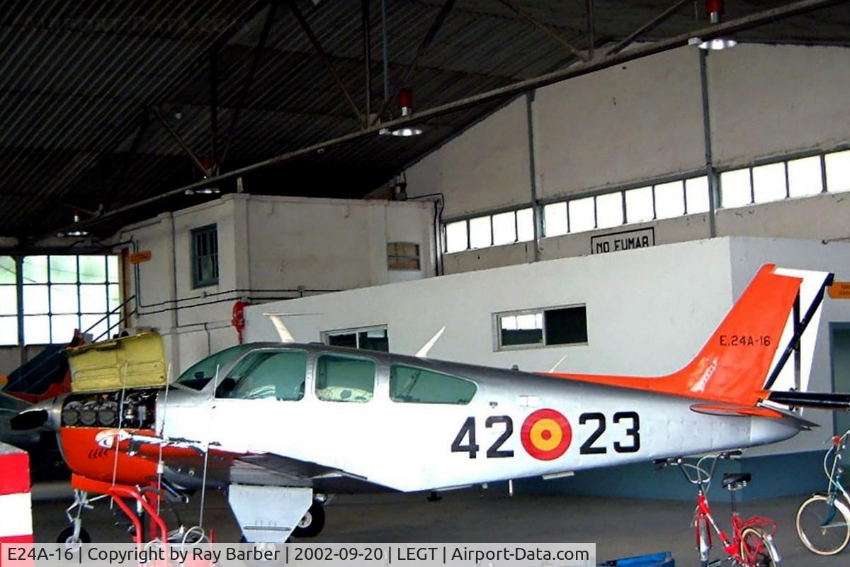E24A-16, Beech F33C Bonanza C/N CJ-114, Beech F33C Bonanza [CJ-114] (Spanish Air Force) Getafe AB~EC 20/09/2002
