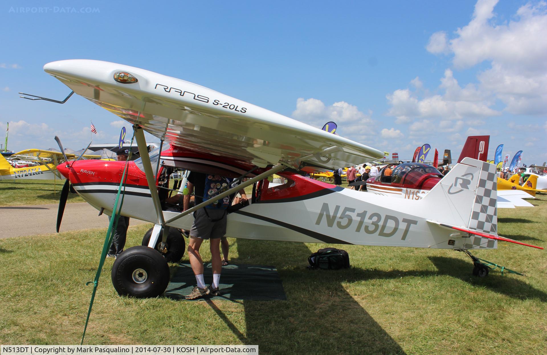 N513DT, 2013 Rans S-20LS Raven C/N 07130001, Rans S-20LS