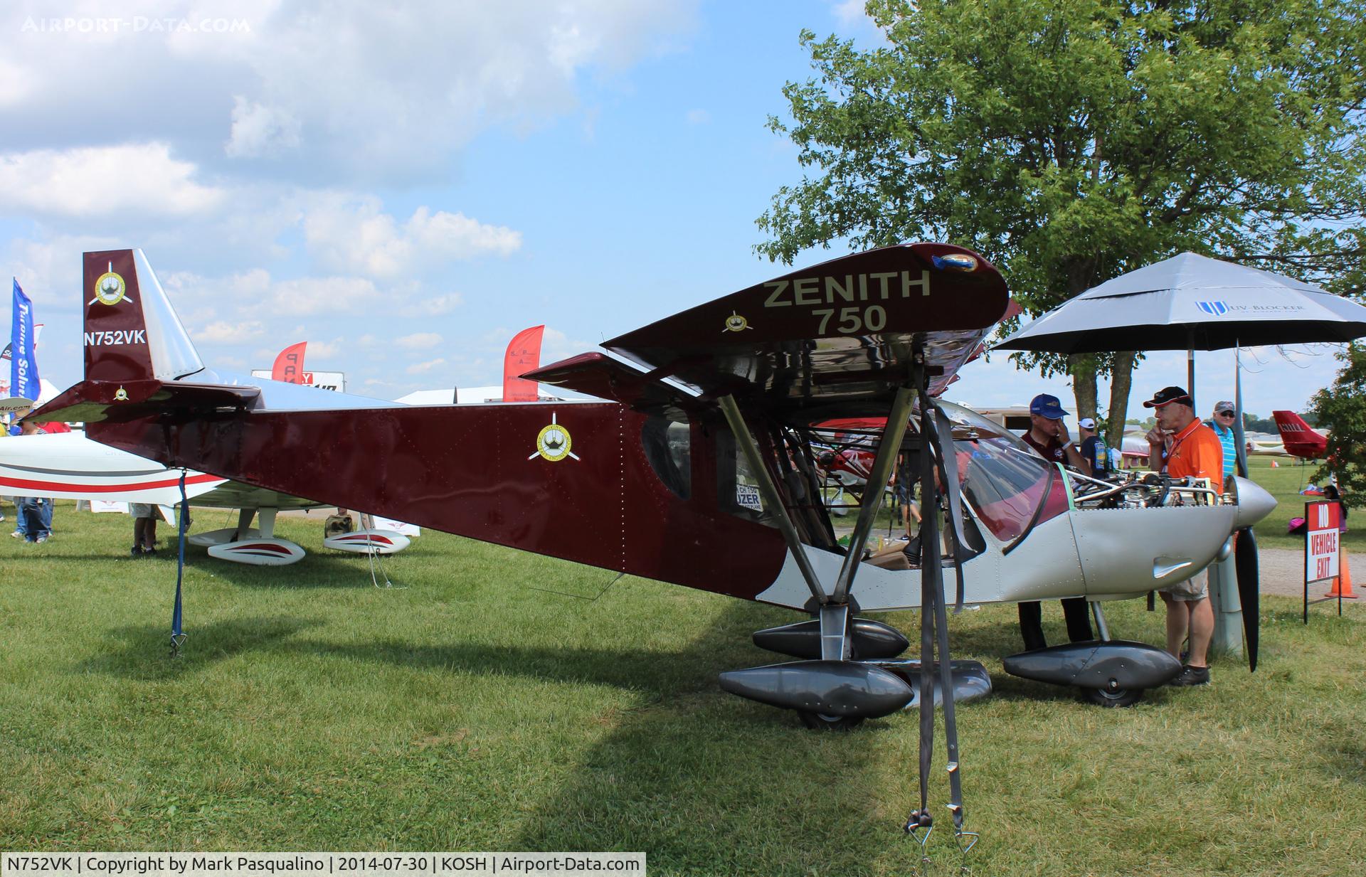 N752VK, 2012 Zenith STOL CH-750 C/N 75-8435, Zenith CH-750