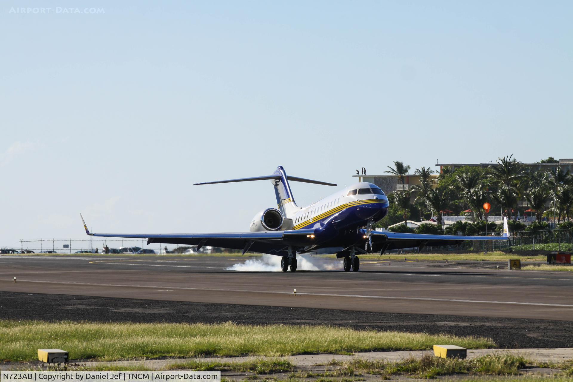 N723AB, 2006 Bombardier BD-700-1A11 Global 5000 C/N 9207, N723AB