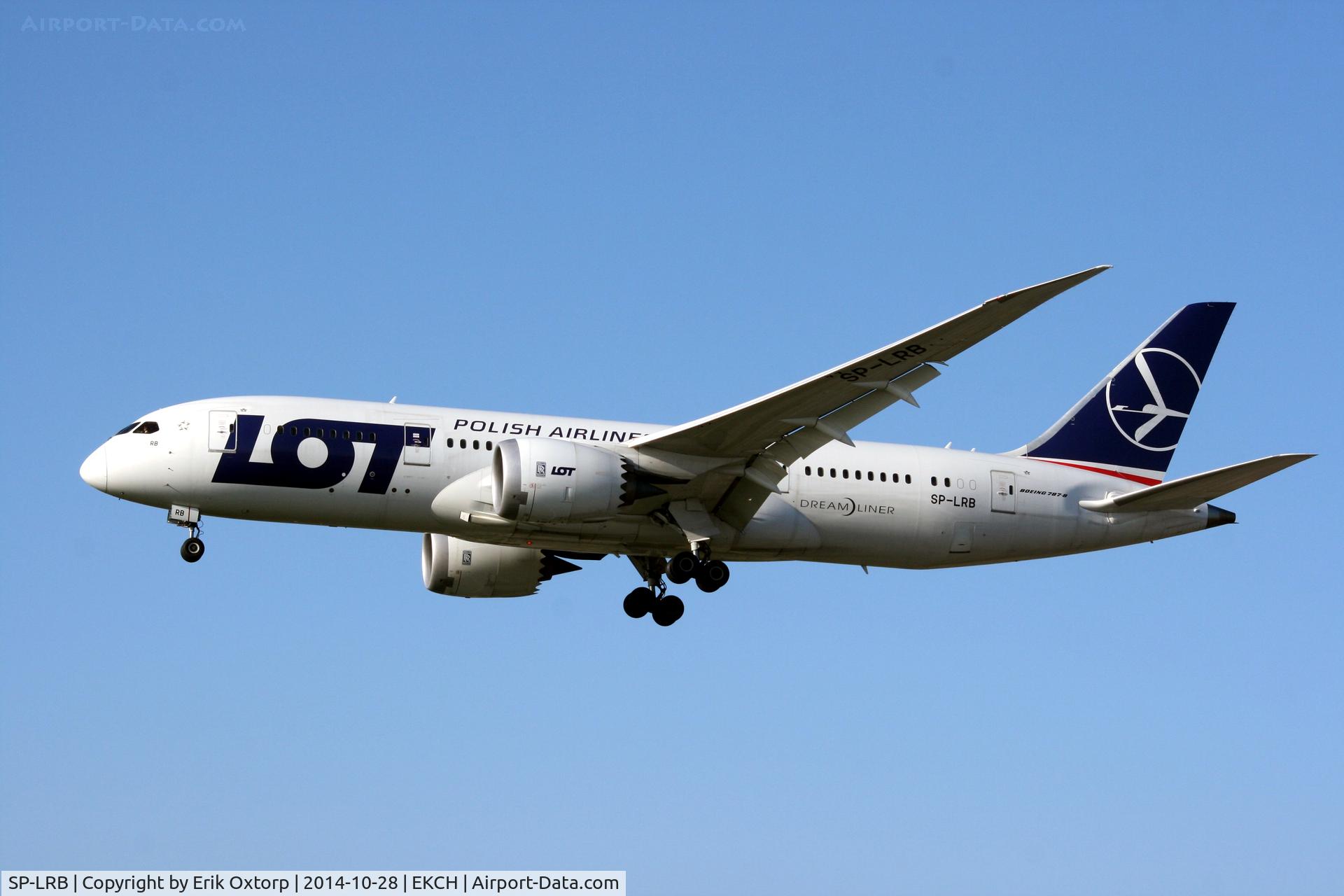 SP-LRB, 2012 Boeing 787-8 Dreamliner C/N 37894, SP-LRB in CPH on lease to Norwegian