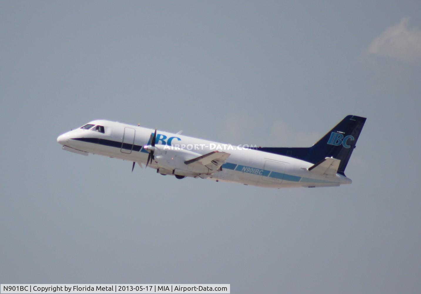 N901BC, 1987 Saab 340A C/N 340A-088, IBC Airways Saab 340