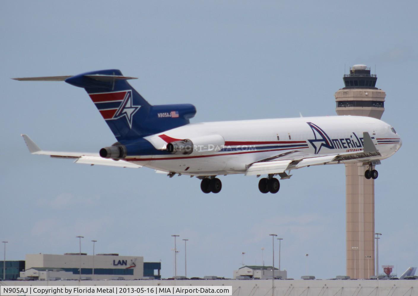 N905AJ, 1980 Boeing 727-231 C/N 21989, Amerijet 727-200