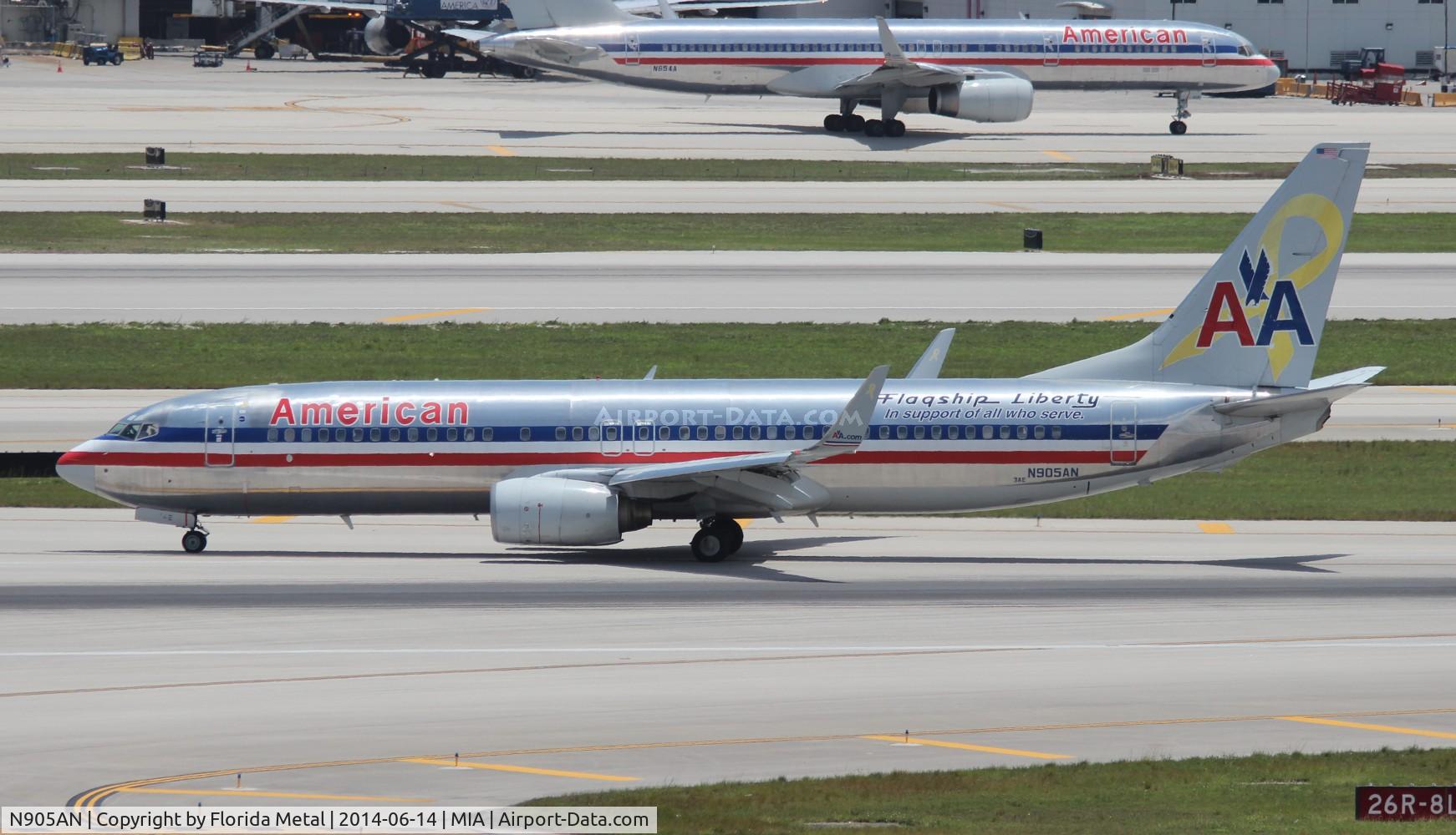 N905AN, 1999 Boeing 737-823 C/N 29507, American 737-800