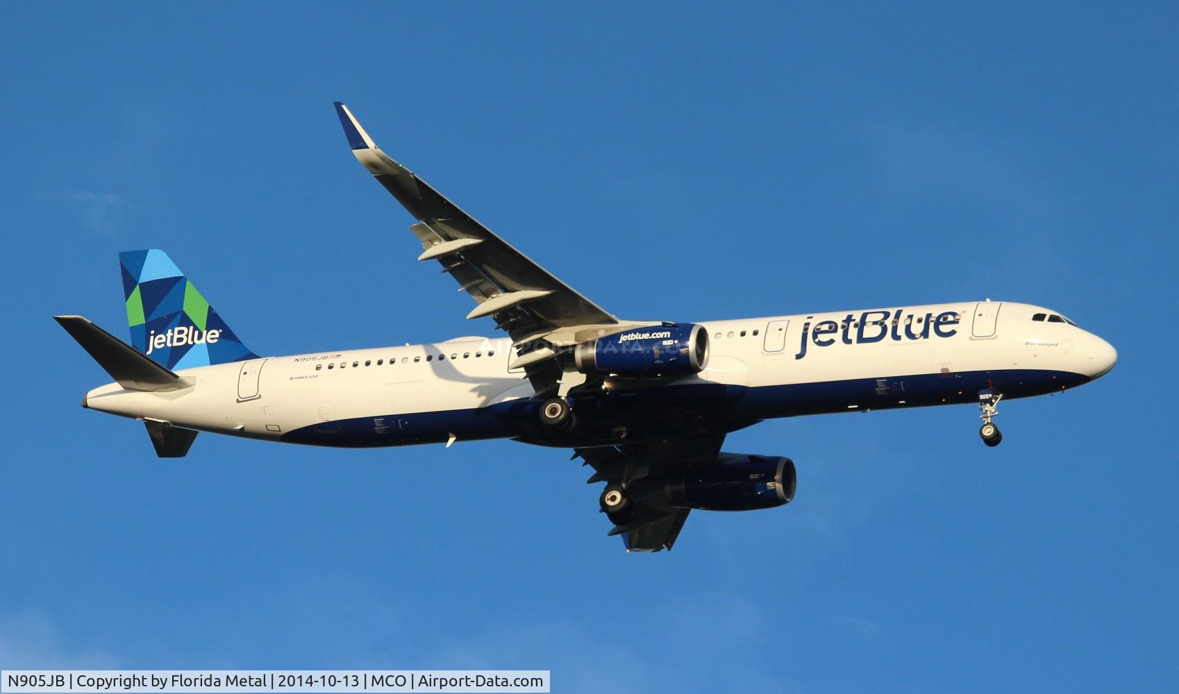 N905JB, 2013 Airbus A321-231 C/N 5854, Jet Blue A321