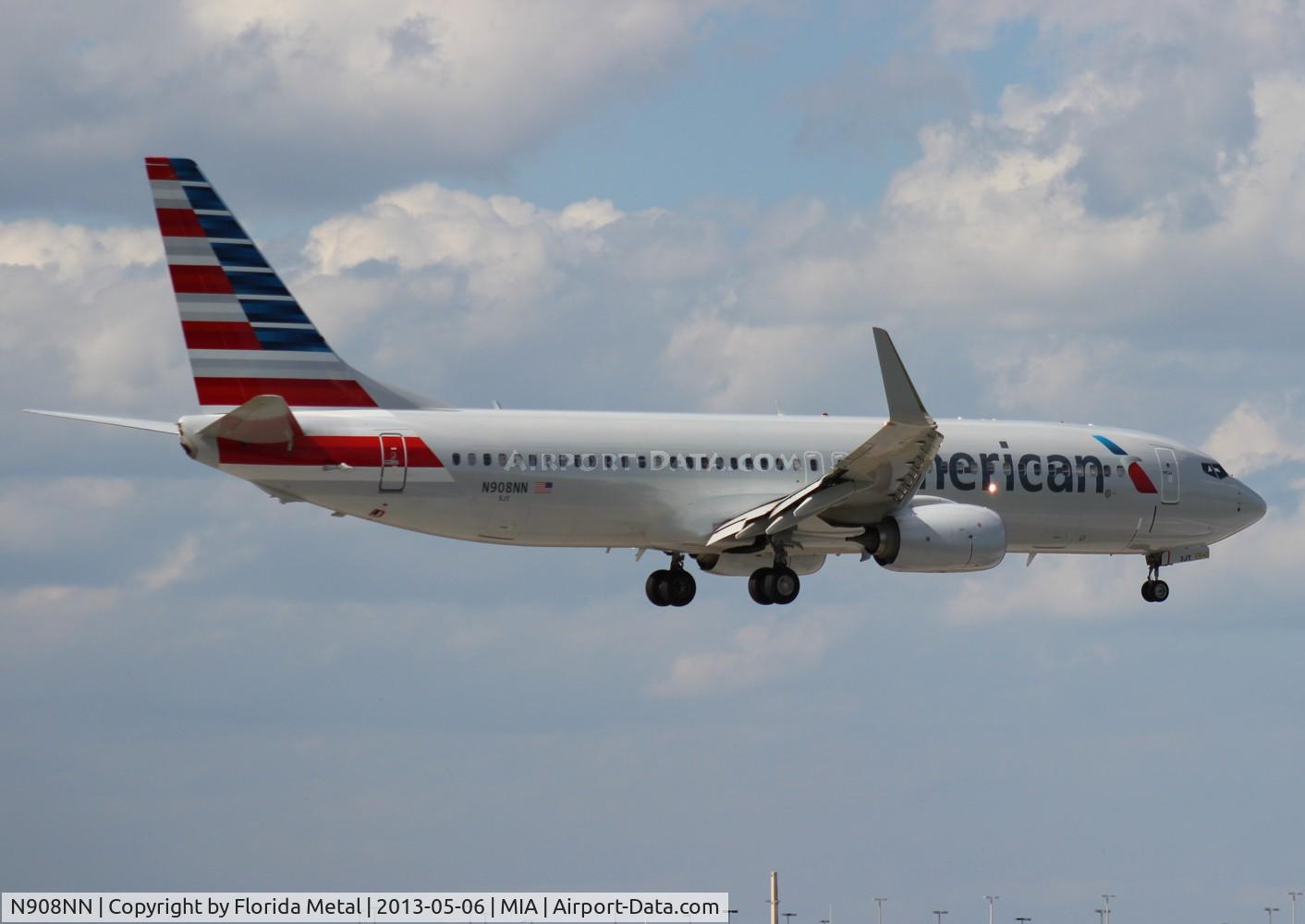 N908NN, 2012 Boeing 737-823 C/N 31157, American