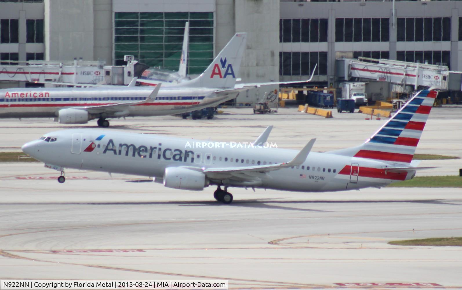 N922NN, 2013 Boeing 737-823 C/N 29574, American
