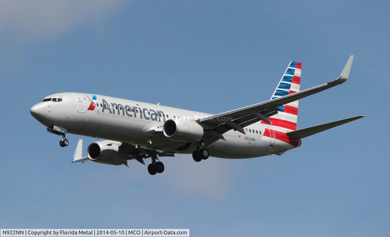N922NN, 2013 Boeing 737-823 C/N 29574, American