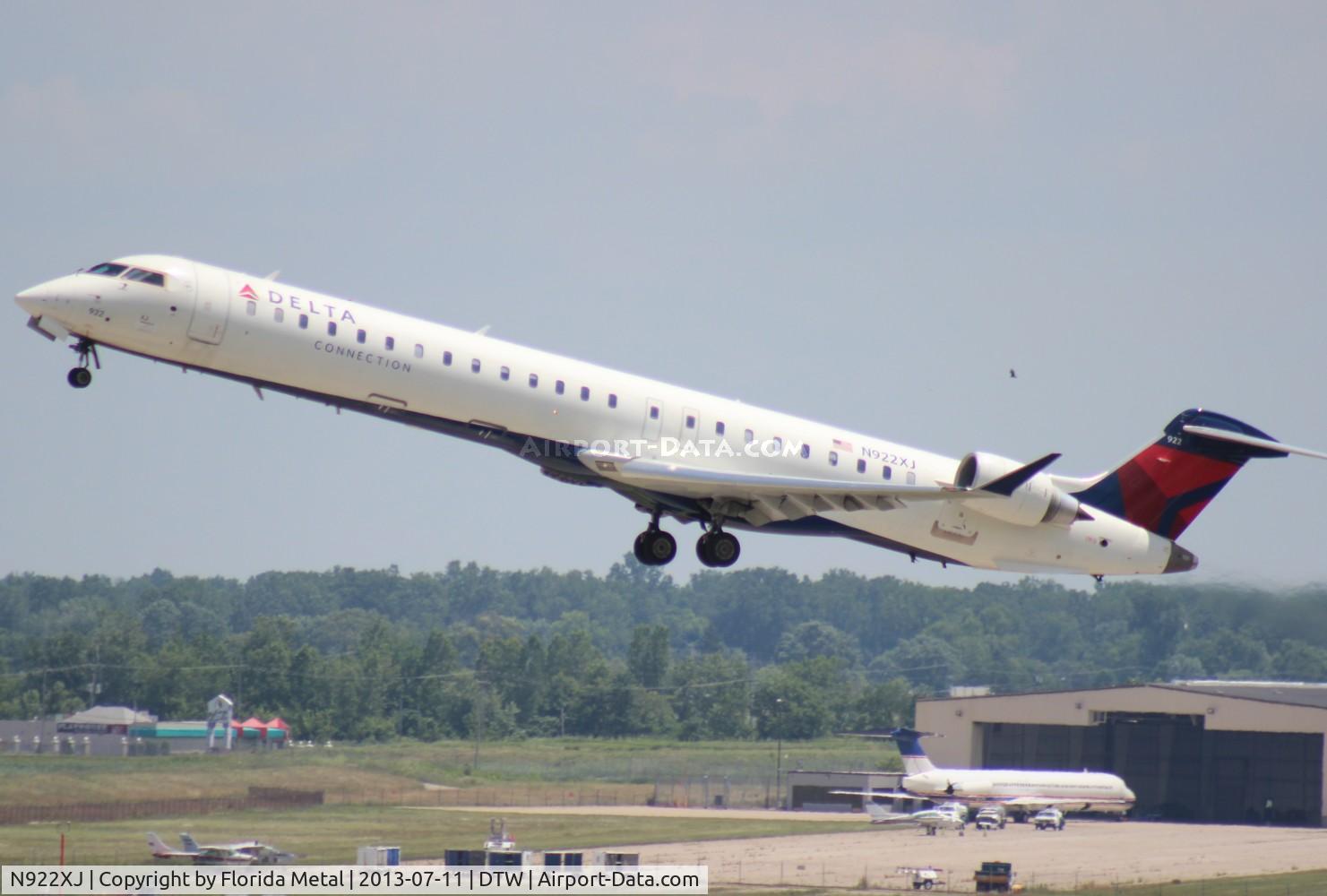 N922XJ, 2008 Bombardier CRJ-900LR (CL-600-2D24) C/N 15174, Delta Connection CRJ-900