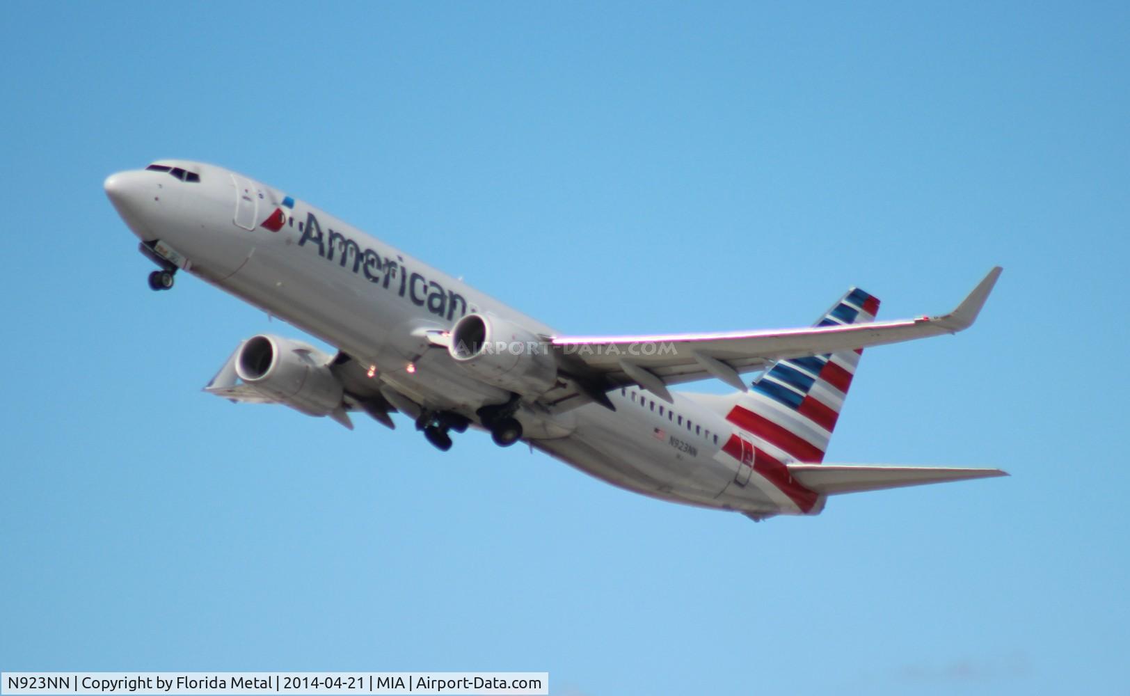 N923NN, 2013 Boeing 737-823 C/N 31167, American