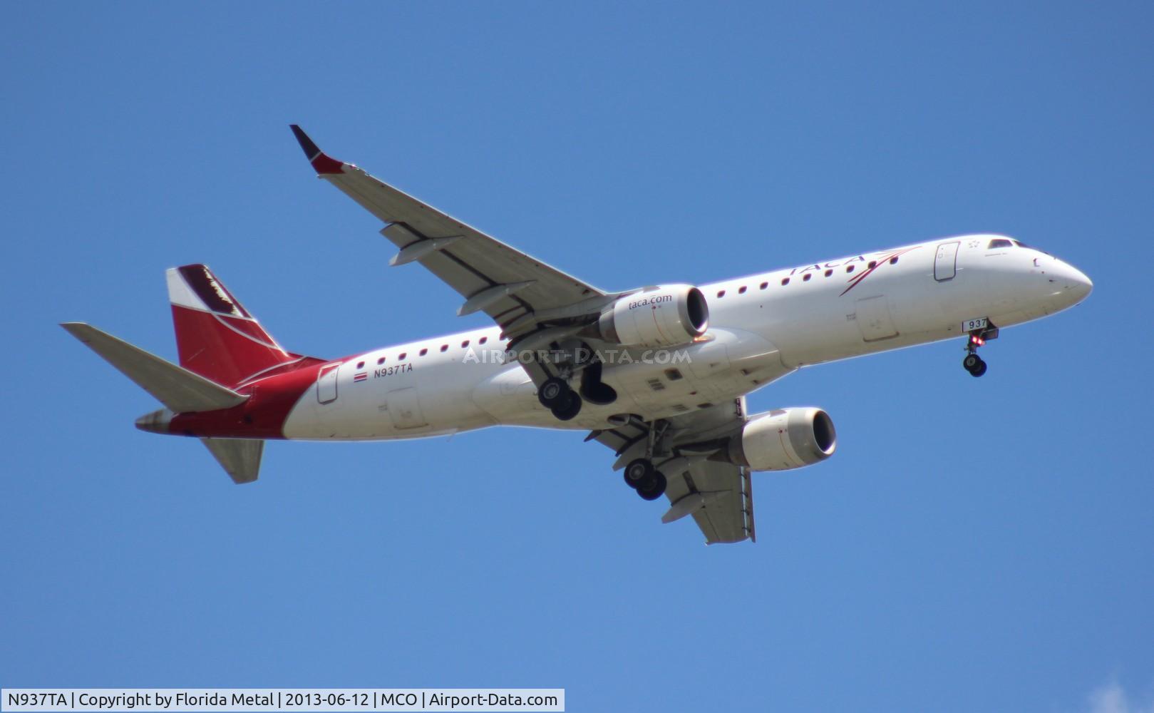 N937TA, Embraer ERJ-190-100 IGW 190AR C/N 19000205, Taca E190