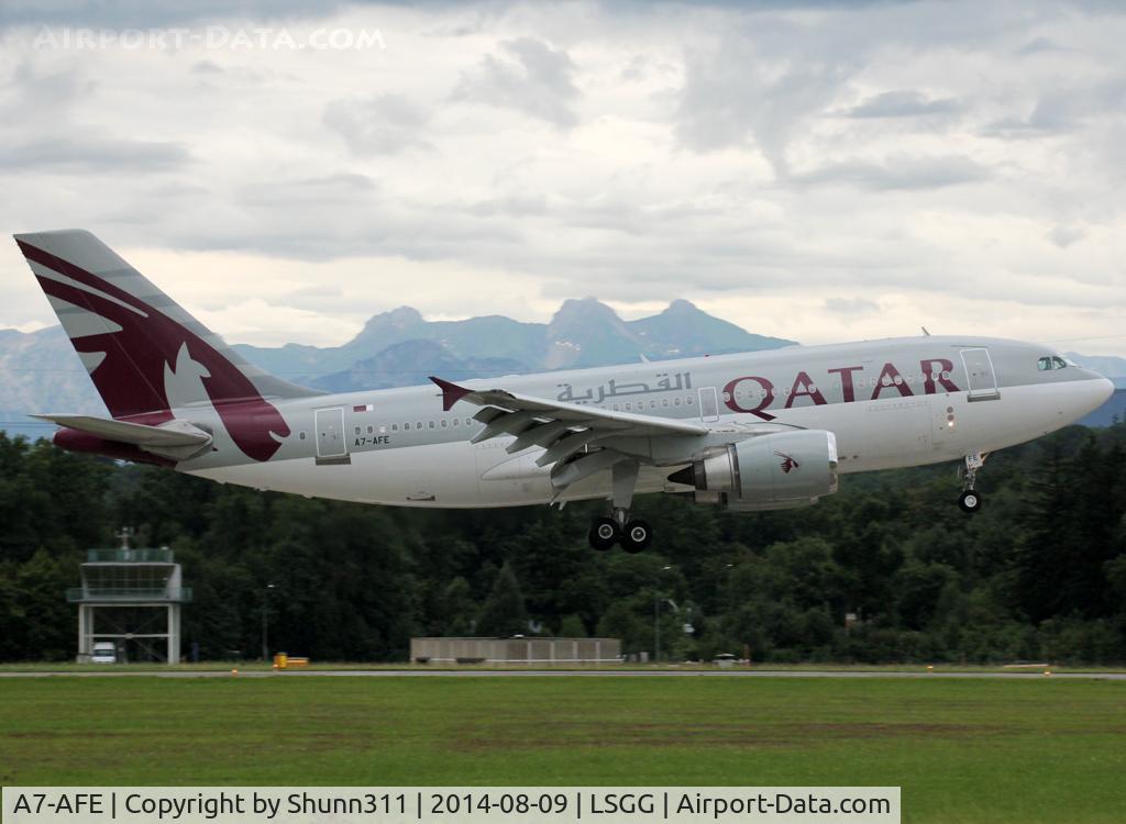 A7-AFE, 1993 Airbus A310-308 C/N 667, Landing rwy 23