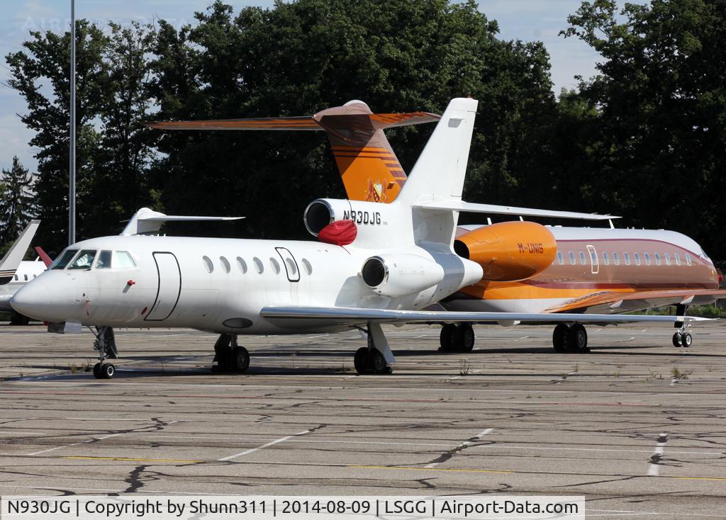 N930JG, 1993 Dassault Mystere Falcon 50 C/N 230, Parked...