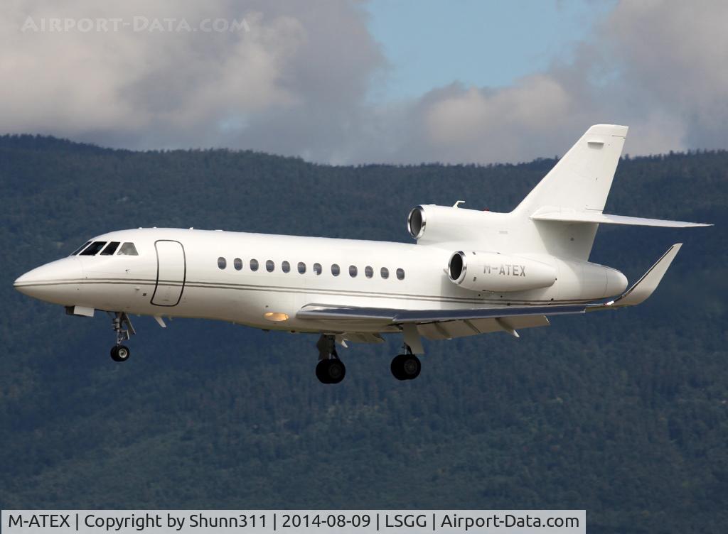 M-ATEX, 2010 Dassault Falcon 900EX C/N 250, Landing rwy 23