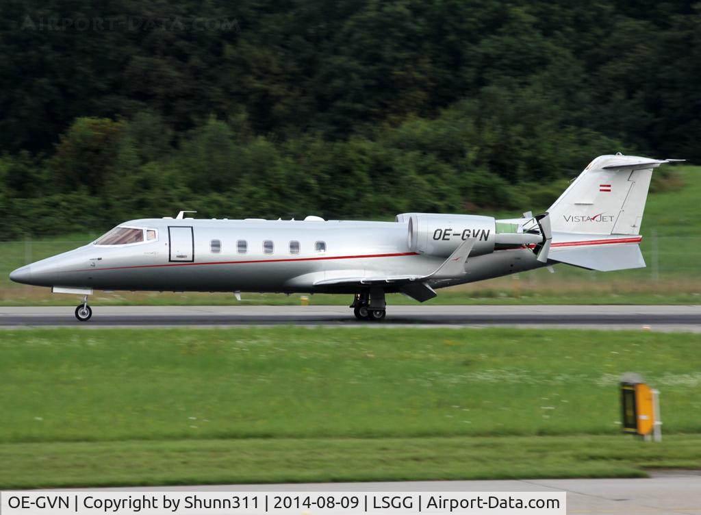 OE-GVN, 2011 Learjet 60XR C/N 60-406, Landing rwy 23