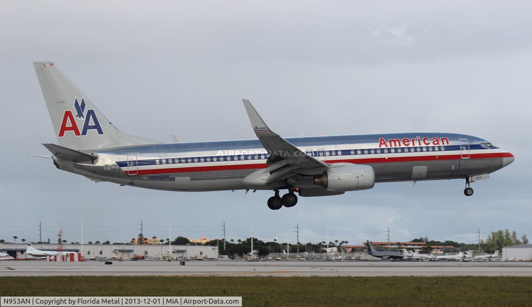 N953AN, 2001 Boeing 737-823 C/N 29539, American